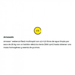 comprar WeberCol Flex² Multirapid 25Kg. online - Weber