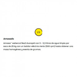 comprar WeberCol Flex Duorapid 25Kg online - Weber