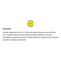 comprar WeberCol Dur 25Kg. online - Weber