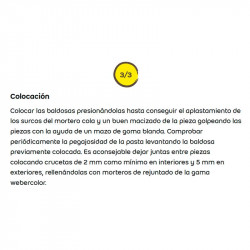 comprar WeberCol Elastic 10Kg. online - Weber
