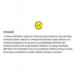 comprar WeberFloor Rapid 25Kg. Gris online - Weber