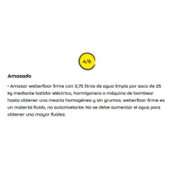 comprar WeberFloor Firme 25Kg. online - Weber
