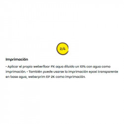 comprar WeberFloor PX Aqua (A+B) - 15 Kg online - Weber