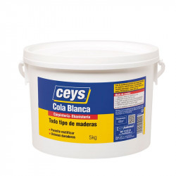 Cola Blanca Madera Bote Ba 5 Kg. Ceys.