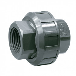 comprar Enlace 3 Pzas.Pvc Roscar HH 1 1-4 Gris online - Jimten