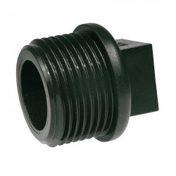 J-80 Tapon Macho PP 1" Negro Jimten