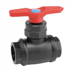 comprar Valvula Esfera HH PP -Jimten- 1 ¼ Negro online - Jimten