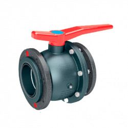 comprar Valvula Esfera PVC Encolar P-Total 140 Gris online - Jimten