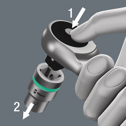 comprar Carraca Cuadradillo Pasante 38 Zyklop Metal Wera online - Wera