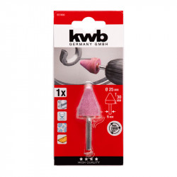 comprar Muela Cerámica 25x30 mm Cono Puntiagudo. KWB online - KWB