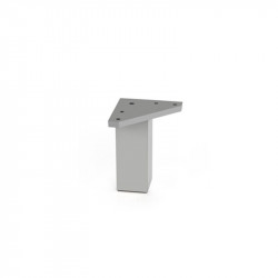 comprar Pata Cuadrada Abs 40x40x80mm Aluminio Mate. Nesu online - Nesu