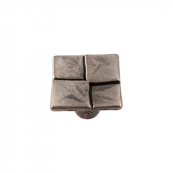 comprar Pomo Tirador Cuadros 26 mm Plata Mate Nesu online - Nesu