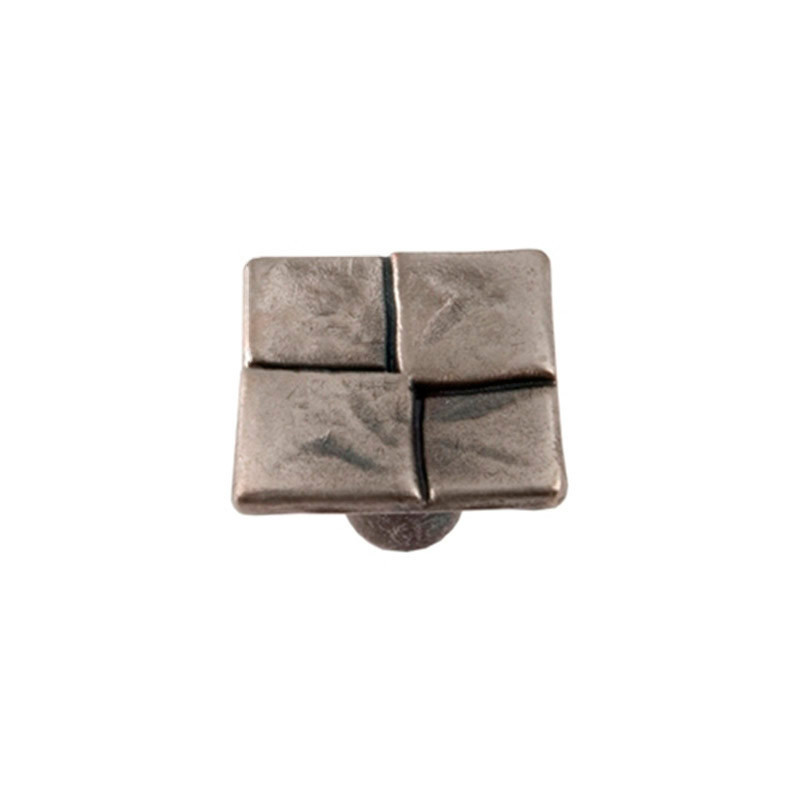comprar Pomo Tirador Cuadros 26 mm Plata Mate Nesu online - Nesu