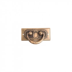 comprar Asa Tirador Placa 68 mm Cuero Mate Nesu online - Nesu
