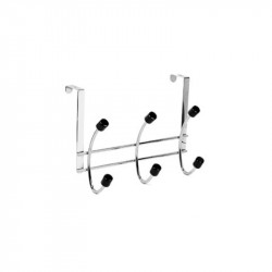 comprar Percha Sobrepuerta Cromo-Negro Nesu online - Nesu