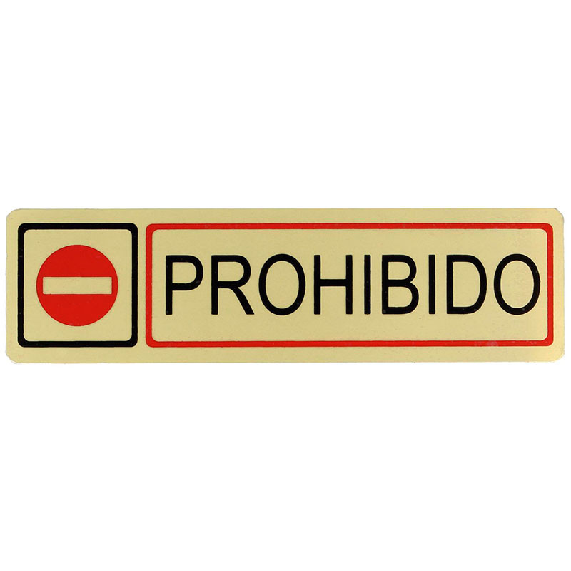 comprar Placa informativa "Prohibido" Modelo 72. Amig online - Amig comprar Placa informativa "Prohibido" Modelo 72. Amig online - Amig