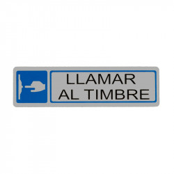 comprar Placa informativa "Llamar Al Timbre" Modelo 70. Amig online - Amig