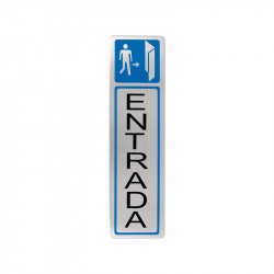 Placa informativa "Entrada" Modelo 82. Amig