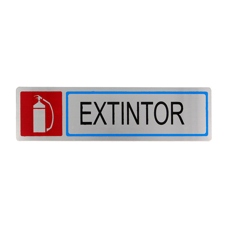 Placa informativa "Extintor" Modelo 64. Amig