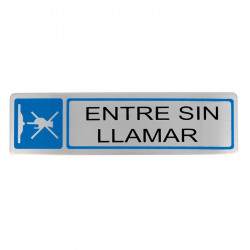 comprar Placa informativa "Entre Sin Llamar" Modelo 59. Amig online - Amig