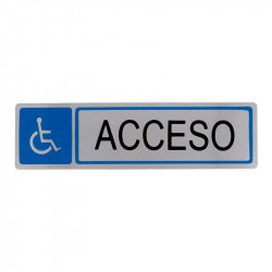 Placa informativa "Acceso" Modelo 50. Amig