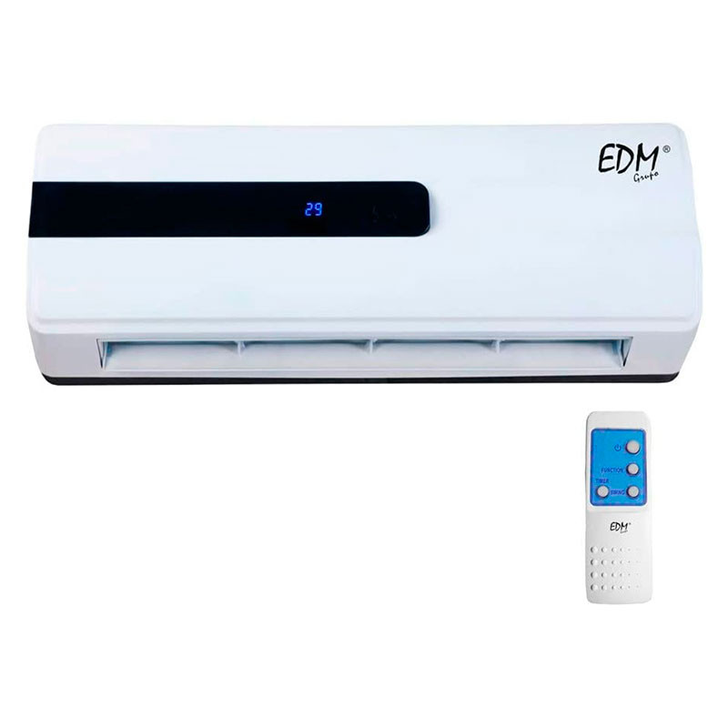Calefactor de Pared Split con mando 1000/2000w. Edm Calefactor de Pared Split con mando 1000/2000w. Edm