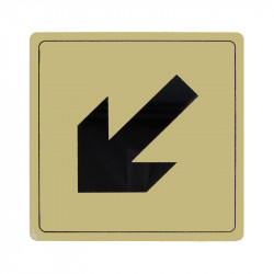 comprar Placa símbolo "Flecha abajo inclinada" Modelo 107. Amig online - Amig