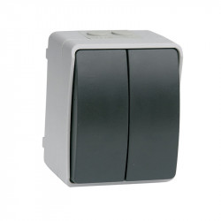 comprar Interruptor - Conmutador Doble ATLANTIS de Exterior. Simon online - Simon