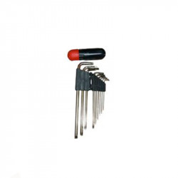 Juego 9 Llaves Torx Inviolable Bresme