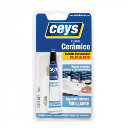 Restaurador Cerámico Blanco 15 ml. Ceys.