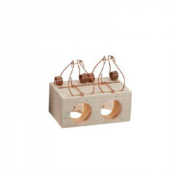 comprar Ratonera Madera 2 Agujeros Bresme online - Bresme