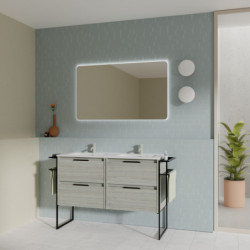 comprar Set Keiko 120cm 4 Cajones Gris Arenado online - Amizuva