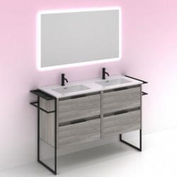 comprar Set Keiko 120cm 4 Cajones Gris Arenado online - Amizuva