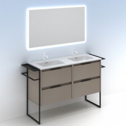 comprar Set Keiko 120cm 4 Cajones Fumé Arenado online - Amizuva