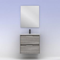 comprar Set Suki 60cm 2 Cajones Gris Arenado online - Amizuva