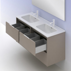 comprar Set Suki 120cm 4 Cajones Fumé Arenado online - Amizuva