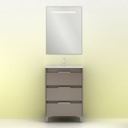 comprar Set Suki 60cm 3 Cajones Fumé Arenado online - Amizuva