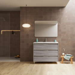 comprar Set Suki 100cm 3 Cajones Gris Arenado online - Amizuva