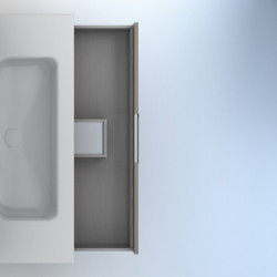 comprar Set Suki 100cm 3 Cajones Fumé Arenado online - Amizuva