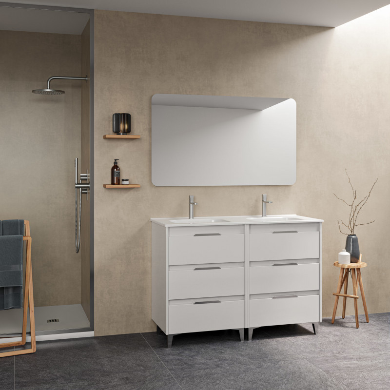comprar Set Suki 120cm 6 Cajones Blanco Brillo online - Amizuva comprar Set Suki 120cm 6 Cajones Blanco Brillo online - Amizuva
