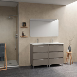 comprar Set Suki 120cm 6 Cajones Fumé Arenado online - Amizuva
