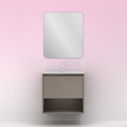 comprar Set Niwa 60cm 1 Cajón+1 Hueco Fumé Arenado online - Amizuva
