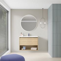 comprar Set Niwa 80cm 1 Cajón+1 Hueco Roble Arenado online - Amizuva