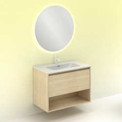 comprar Set Niwa 80cm 1 Cajón+1 Hueco Roble Arenado online - Amizuva