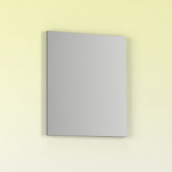 comprar Espejo de baño KAWA 60x70cm de Luna rectangular con perfil acabado en gris online - Amizuva