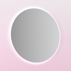 comprar Espejo de baño redondo NOZOMI 90 cms con Luz neutra LED integrada en el espejo. online - Amizuva