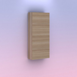 comprar Mueble auxiliar de baño KANSHA de 35 cms. con 1 puerta. Acabado en Nogal Arenado online - Amizuva