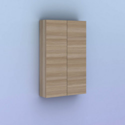 comprar Mueble auxiliar de baño KANSHA de 50 cms. con 2 puertas. Acabado en Nogal Arenado online - Amizuva