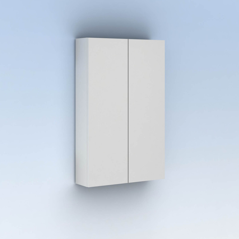 comprar Mueble auxiliar de baño KANSHA de 50 cms. con 2 puertas. Acabado en Blanco Brillo online - Amizuva