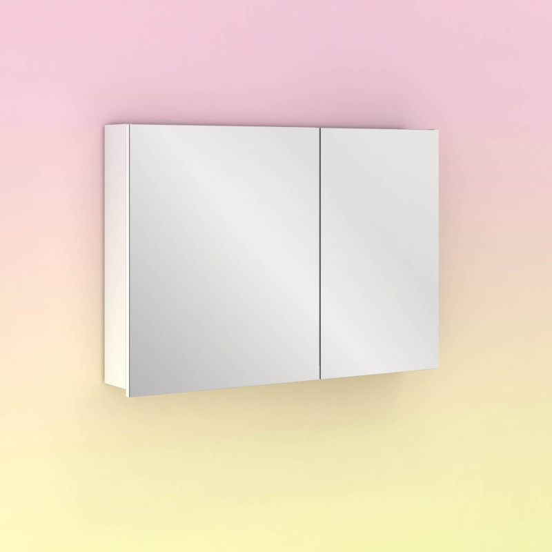 comprar Camerino MIDORI 88 cm de 2 puertas. Acabado en Blanco Brillo online - Amizuva